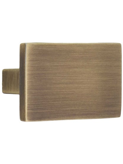Mirada 1 9/16 inch Cabinet Knob in Antique Brushed Satin Brass.